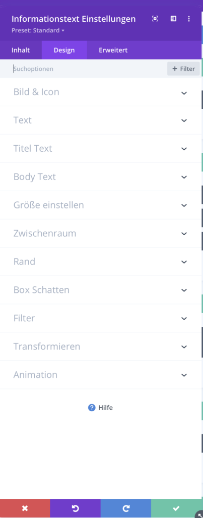 Einstellungen